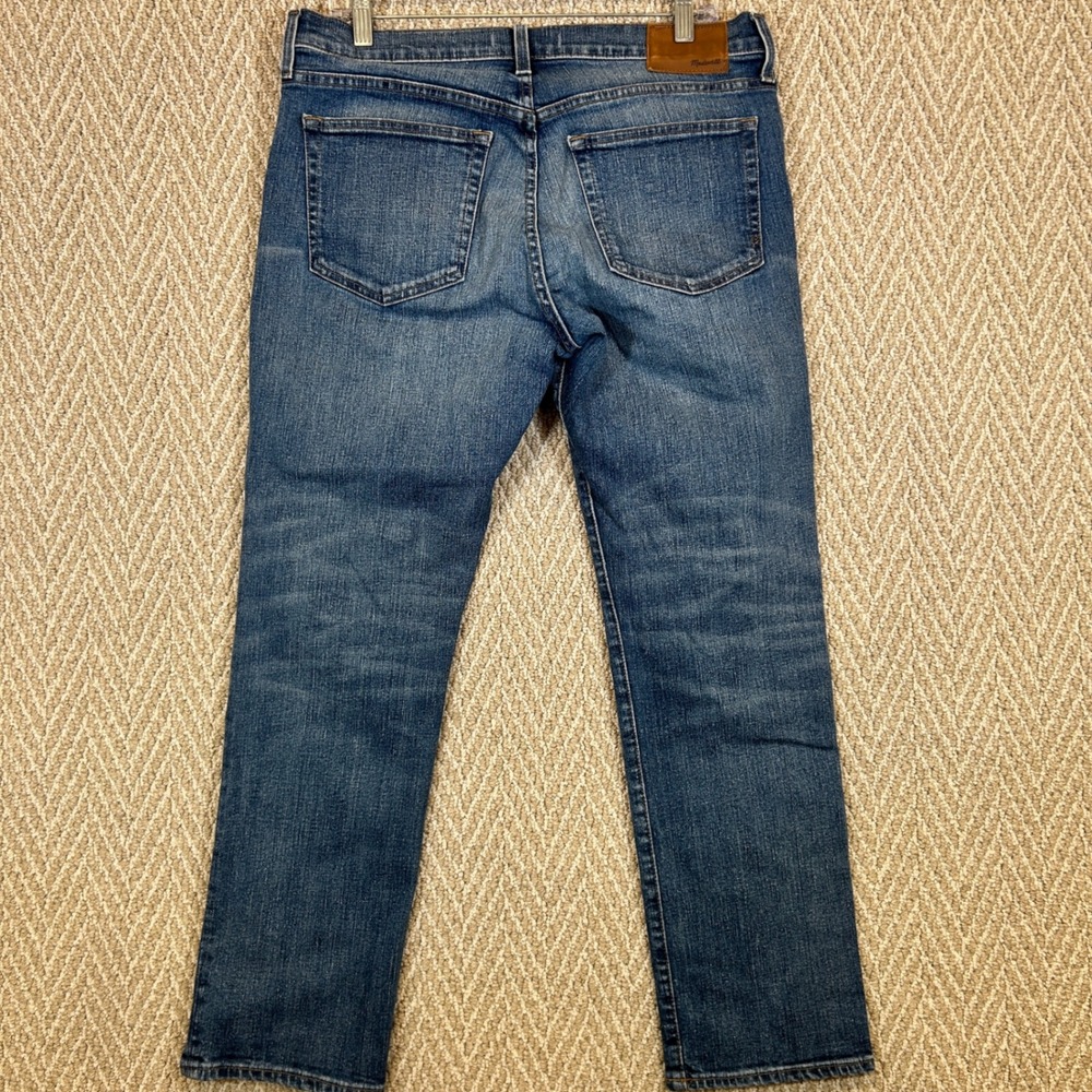 Madewell Mens Jeans 32x27 Slim Medium Wash Blue Denim